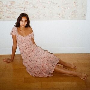 Urban Outfitters Women's Floral Puff Sleeve Maxi Dress | US M